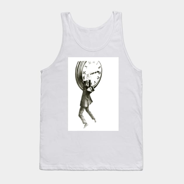 I want to stop time - hommage to Harold Lloyd. Tank Top by art-koncept